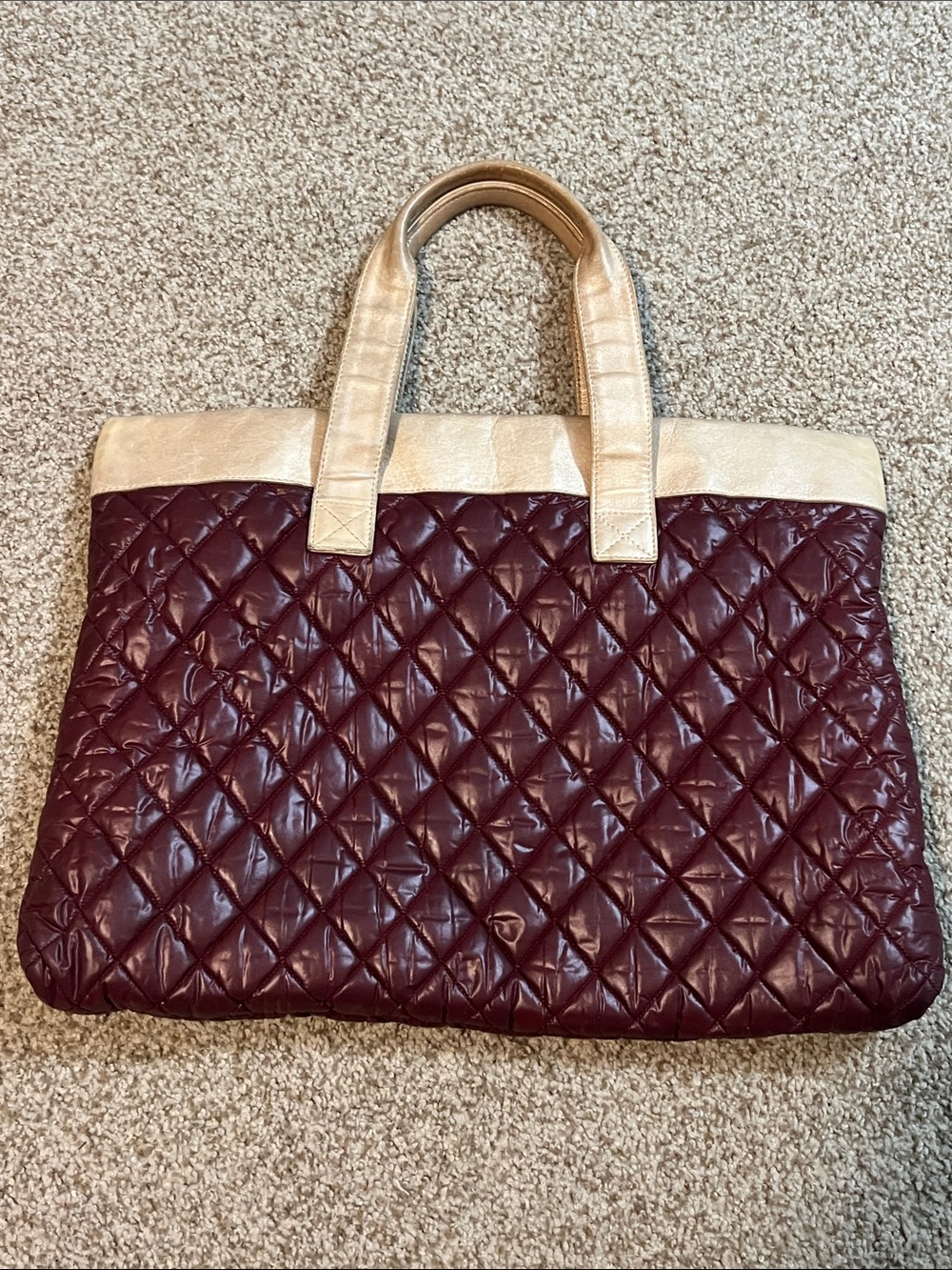 ♥️ CHANEL Coco Cocoon Burgundy Tote - Picture 3 of 17